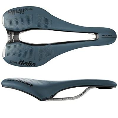 Selle Italia Slr Boost Gravel Superflow Ti 316 Saddle Bleu 145 mm