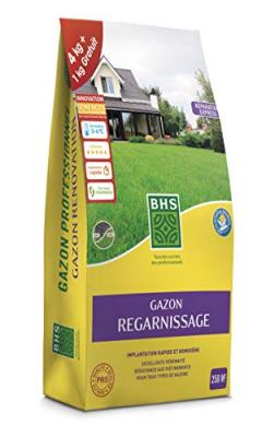 Gazon R&eacute;novation marque BHS, sac de 5 kgs dont 1 gratuit , 250m&sup2;