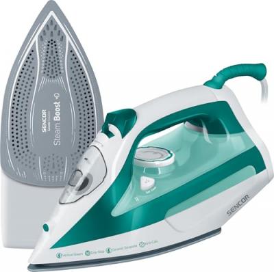 Sencor Ssi 6100gr Fer &Agrave; Repasser Vapeur Semelle En C&eacute;ramique 2600 W Vert 