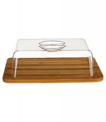 SG Secret de Gourmet Boite &agrave; fromage BAMBOU L.26 x P.20 x H.8 cm