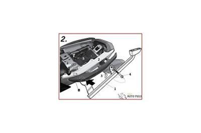 Kit fixation top case Top Master SHAD Kawasaki ER 650 N/F 12-14