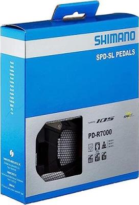P&eacute;dale SHIMANO 105 R7000 (carbone) - Pair Noir P&eacute;dales automatiques
