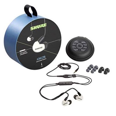 Ecouteurs SE215DYBL+UNI-EFS Jack 3.5mm Avec Fil Annulation du Bruit Active Bleu