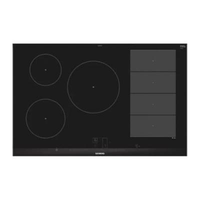 EX875LVC1E Table de Cuisson 7400W 60Hz &Eacute;lectronique Verre C&eacute;ramique Acier Inoxydable Noir