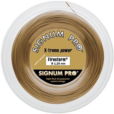 Signum pro firestorm bobine cordage de tennis or 1,20 mm x 200 m
