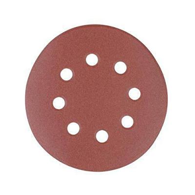 Silverline 822649 Lot de 10 Disques abrasifs auto-agrippant perfor&eacute;s 125 mm grain 40