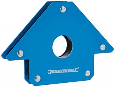 Silverline - Aimant de soudeur, 100 mm / 13 kg, 100 Mm - 13 Kg
