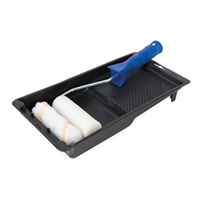 Silverline 947598 Ensemble mini rouleau et bac peinture 100 mm