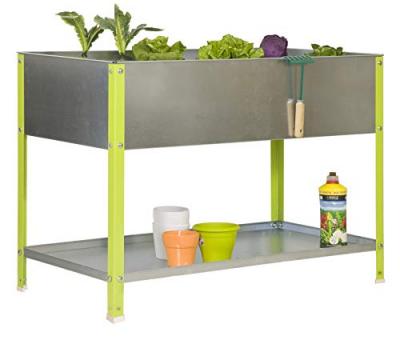 Jardini&egrave;re m&eacute;tallique urbaine verte 850 SimonRack