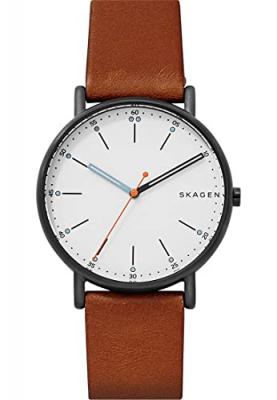 Montre Skagen SKW6374 - SIGNATUR CUIR BRUN EC1 Homme