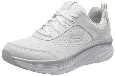 Skechers pour femme. Chaussures D'Lux Walker-Infinite Motion blanc