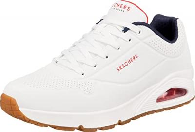 Skechers pour homme. Sneakers Uno - Stand On Air blanc Skechers