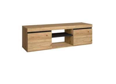 Skraut Home Meuble TV NATURALE Ch&ecirc;ne/Noir 140x40x41cm