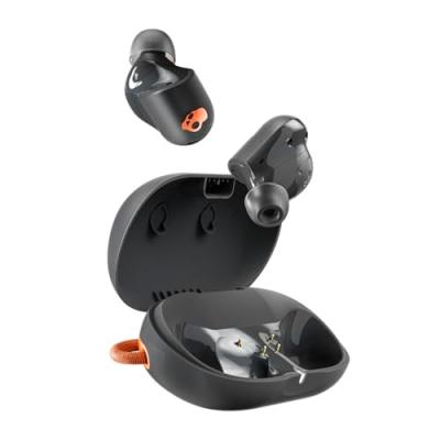 Ecouteurs Skullcandy Sesh ANC avec r&eacute;duction active du bruit Bluetooth Noir et Orange