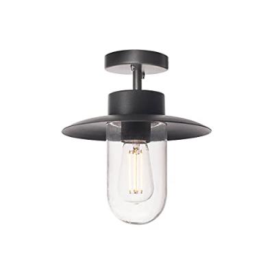 Plafonnier ext&eacute;rieur SLV MOLAT, anthracite, E27, 60W max, IP44