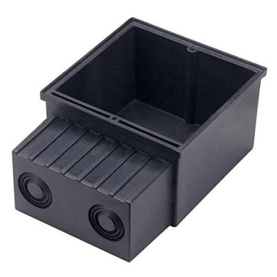 SLV 112781&nbsp;bo&icirc;tier mural pour Fok LED; cadre; cadre plat et s&eacute;rie Basic LED; plastique; Noir;