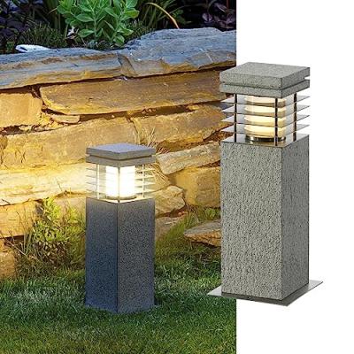 Arrock granite 40 borne, granit, poivre & sel, e27, max. 15w