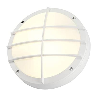 Ravissante applique d'ext&eacute;rieur BULAN GRID blanche