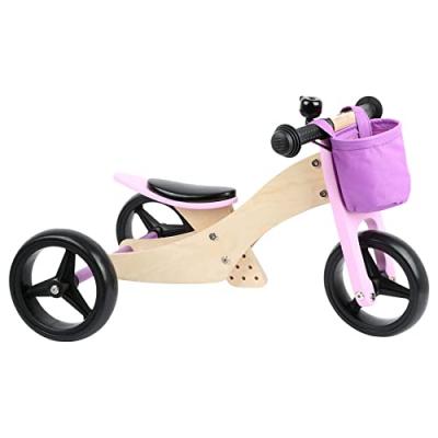 Draisienne Tricycle 2 En 1 Rose