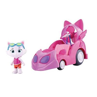 Figurine Milady Smoby avec Voiture Rose Les V&eacute;hicules Buffy