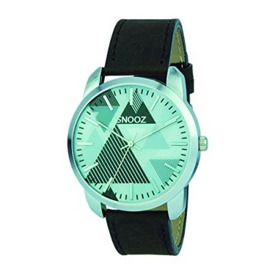 Snooz Homme Analogique Quartz Montre avec Bracelet en Cuir Saa0044-67
