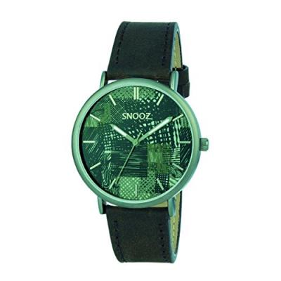 Snooz Homme Analogique Quartz Montre avec Bracelet en Cuir Saa1041-77