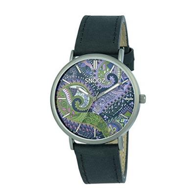 Snooz Homme Analogique Quartz Montre avec Bracelet en Cuir Saa1041-85