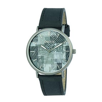 Snooz Homme Analogique Quartz Montre avec Bracelet en Cuir Saa1041-87