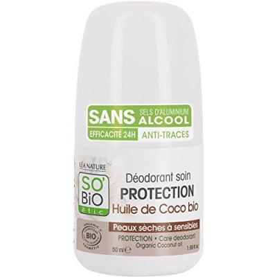 So'Bio D&eacute;odorant Protecteur Roll On 24H Huile de Coco Bio 50 ml