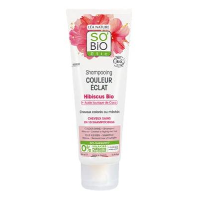 Shampoing Bio Couleur Eclat Hibiscus - Cheveux Color&eacute;s - SO'BIO &eacute;tic