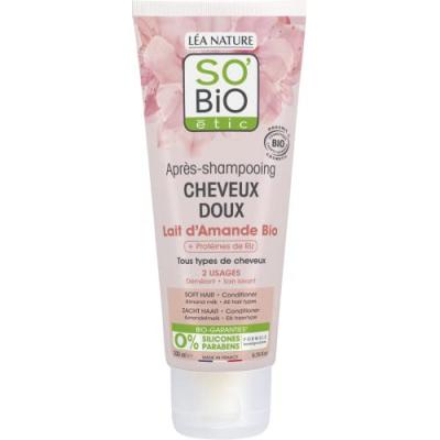 Apr&egrave;s-shampooing cheveux doux lait d'amande
