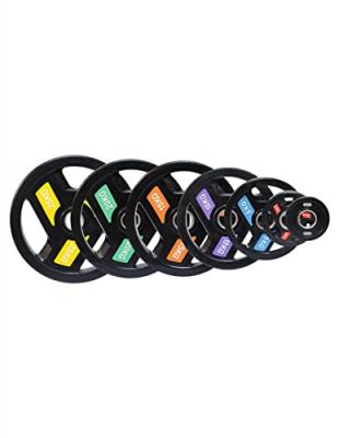 Softee Disque olympique moderne pour adulte, unisexe, noir, 10 kg