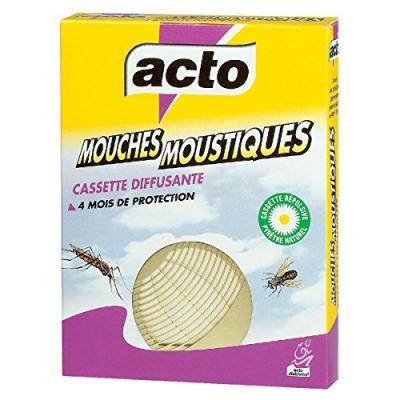 SOJAM ACTO Cassette REPULSIF Mouches - MOUSTIQUES CASS3