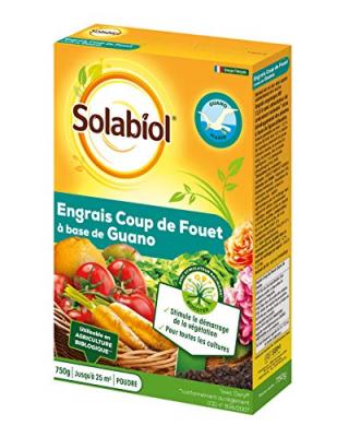 SOGUA750N Engrais Coup de Fouet a base de Guano Marin - 12 X 750g