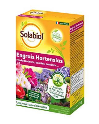 SOLABIOL SORHOY15 Engrais Hortensias, Rhododendrons - 1,5 Kg