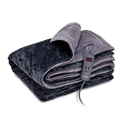 Couverture chauffante solac ct8608 gris (140 x 180 cm)