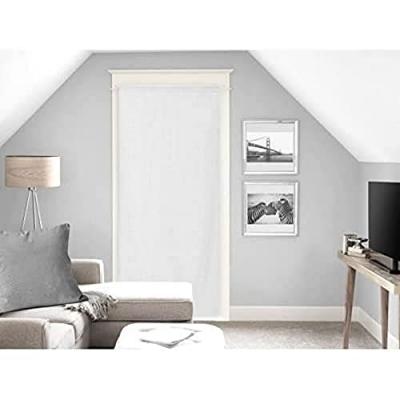 Voilage pour porte fen&ecirc;tre 70x200 cm NOEMIE blanc, par Soleil d'Ocre