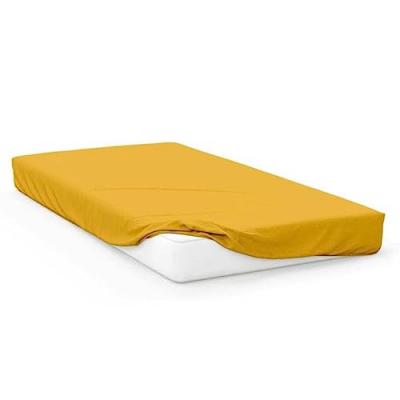 Soleil D Ocre - Drap housse b&eacute;b&eacute; en jersey 60x120 cm jaune - Jaune