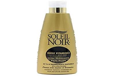 SOLEIL NOIR Huile vitamin&eacute;e ultra-bronzante sans filtre flacon 150ml