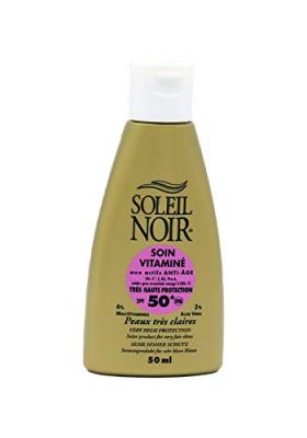 Soleil Noir Soin Vitamin&eacute; 50+ Tr&egrave;s Haute Protection - Flacon 50 ml