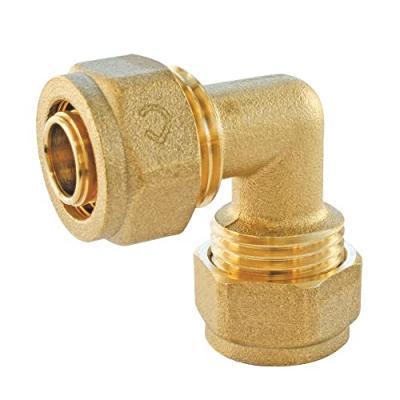 SOMATHERM Raccord &agrave; compression PER - Coude &eacute;gal - PER &Oslash; 16