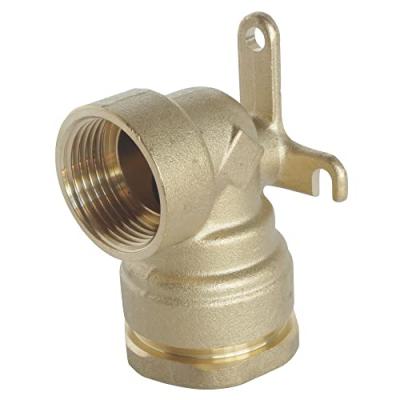 Raccord laiton coud&eacute; applique murale SUMO pour tube PE &Oslash;25 mm - Femelle 3/4