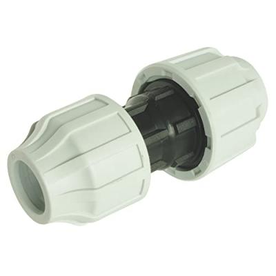 Raccord plastique manchon droit r&eacute;duit pour tube pe &Oslash;40-32 mm - brut