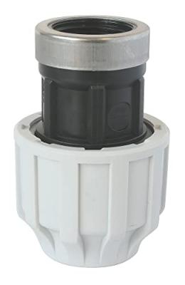 Raccord plastique droit pour tube PE &Oslash;25 mm - Femelle 3/4