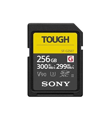 Carte m&eacute;moire SD Sony 256GB SF-G S&eacute;ries Tough Noir