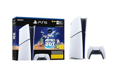 Pack PS5 Digital : Console PlayStation 5 (mod&egrave;le Slim) + Astro Bot
