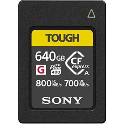 Sony carte CFExpress Tough 640GB 800Mbps S&eacute;rie G Type A