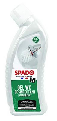 SPADO Lot de 3 Flacons 750 ml Gel WC Surpuissant D&eacute;sinfectant 4 en 1