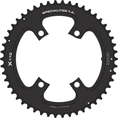 Plateau ext&eacute;rieur TA X110 pour p&eacute;dalier Shimano Ultegra 6800 - Black