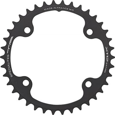 Plateau v&eacute;lo de route Ta 2x11v (34 &agrave; 44 dents) int&eacute;rieur noir Diam
